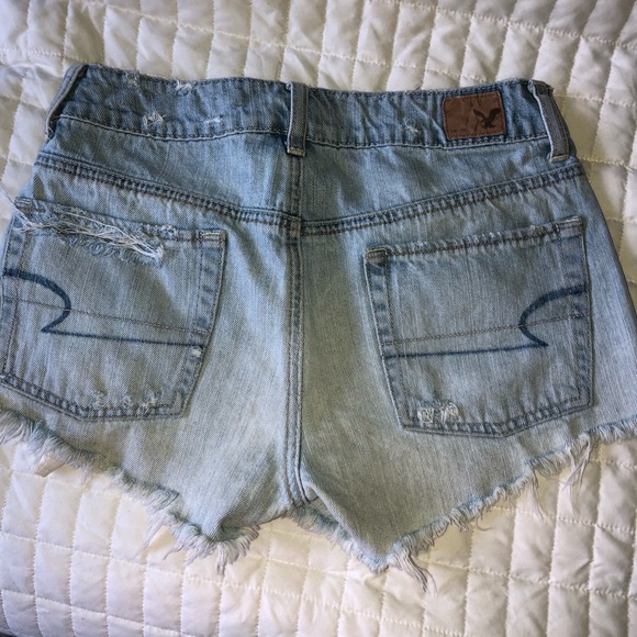 the cutest distressed american eagle shorts!! - Picture 2 of 2